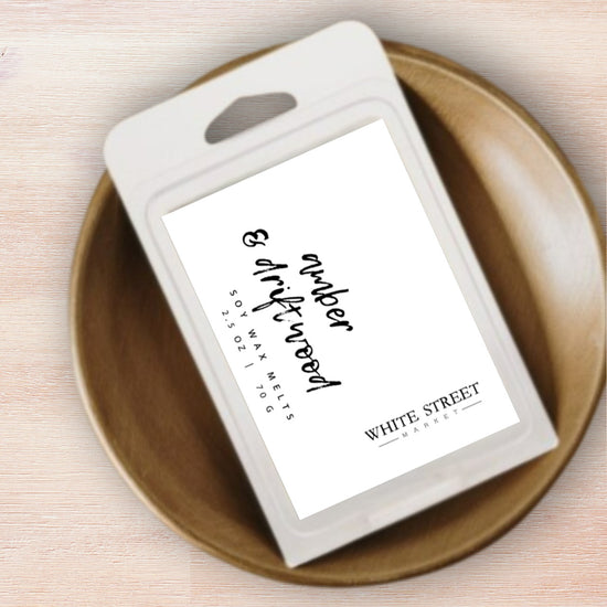 Load image into Gallery viewer, Amber &amp;amp; Driftwood Wax Melts - White Street Market
