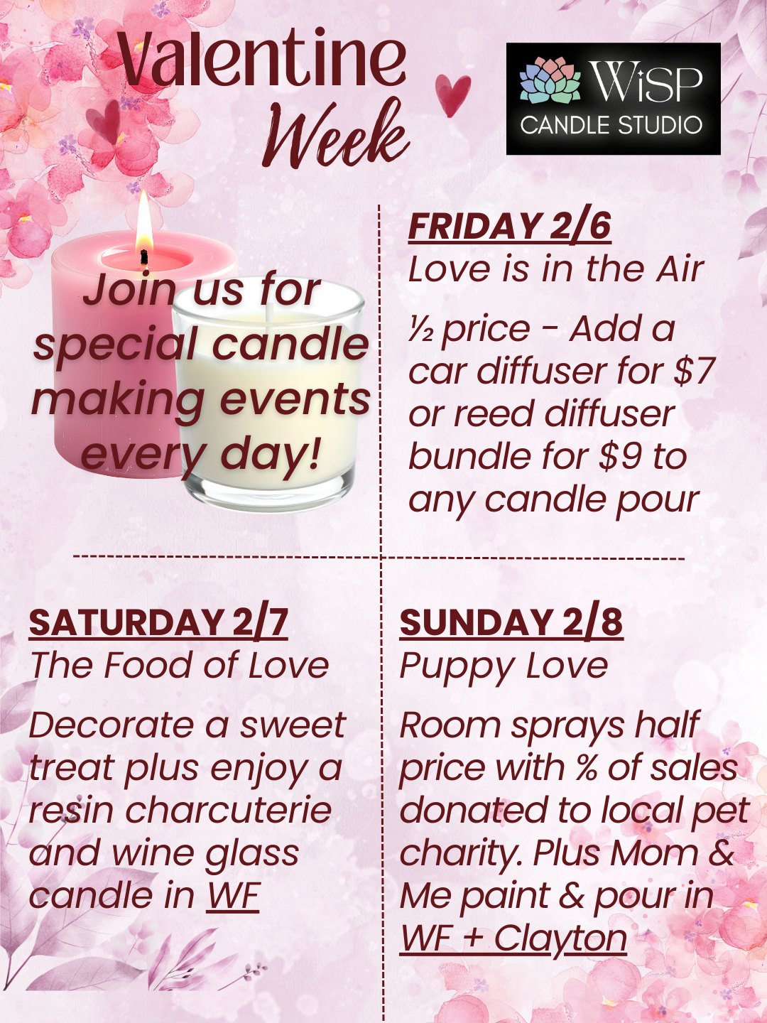 VALENTINE'S EVENTS - GARNER