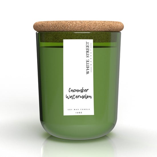 Load image into Gallery viewer, Cucumber Watermelon 10oz Candle - White Street Market
