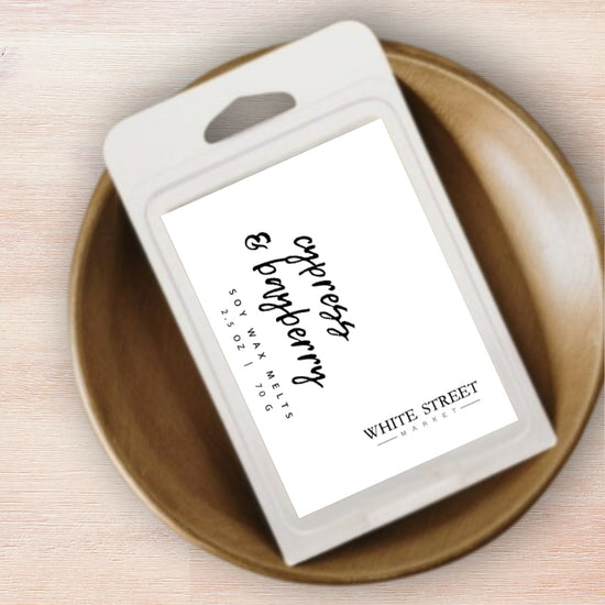 Cypress & Bayberry Wax Melts - White Street Market