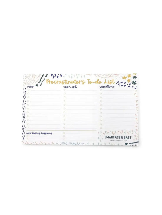 Load image into Gallery viewer, Procrastinator&amp;#39;s To Do List Notepad - White Street Market
