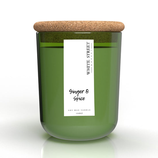 Load image into Gallery viewer, Ginger &amp;amp; Spice 10oz Candle - White Street Market
