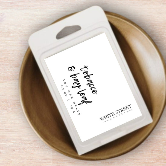 Load image into Gallery viewer, Tobacco Bay Leaf Wax Melts - White Street Market
