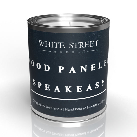 Wood Paneled Speakeasy Candle - White Street Market