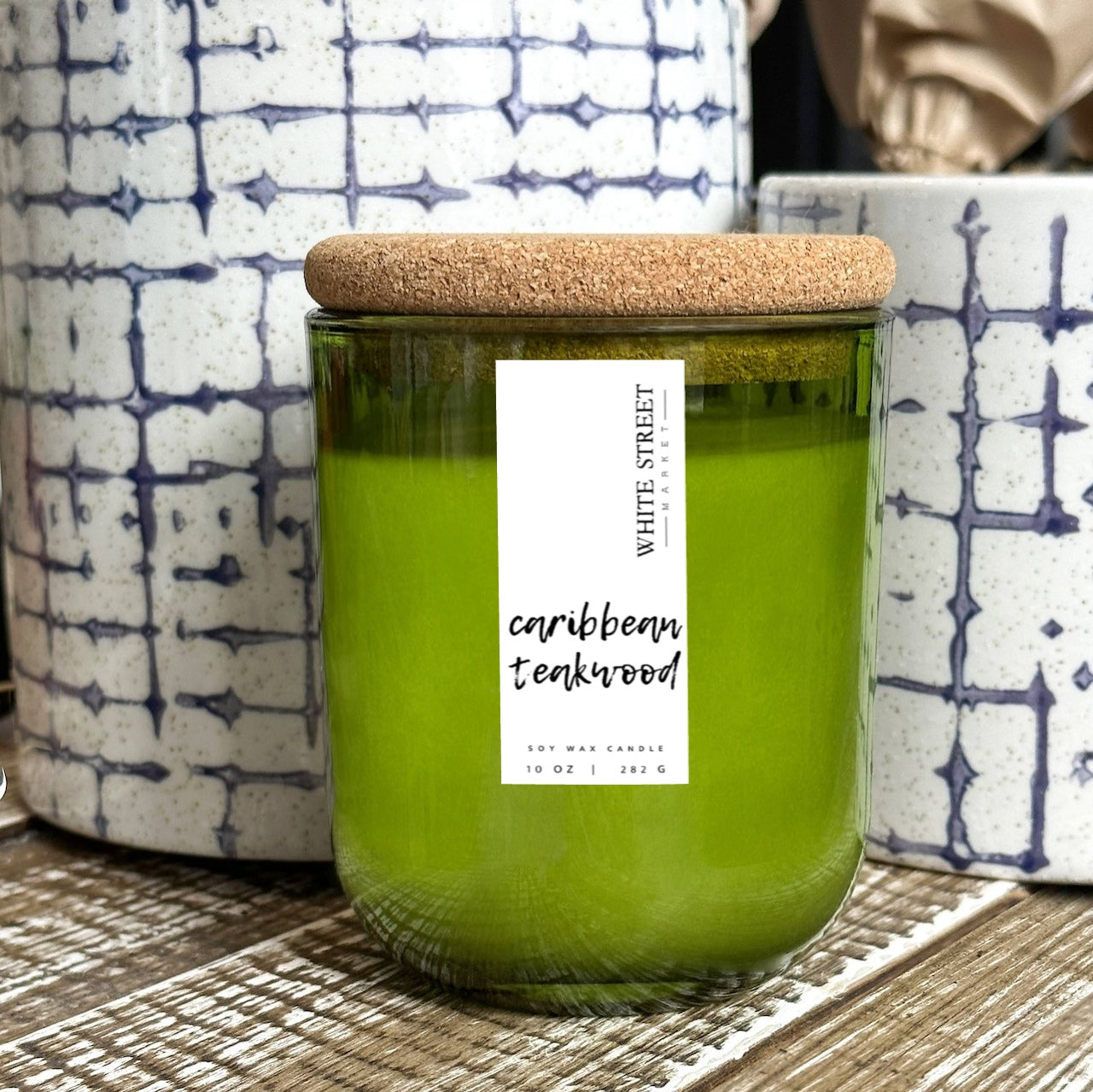 Caribbean Teakwood Candle - White Street Market